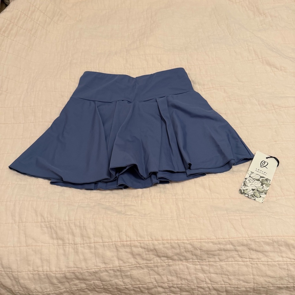 NWT LovLei Blue Athletic Tennis Skort